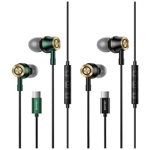 Auricolari Cablati - Metallo, Verde - Foto 2
