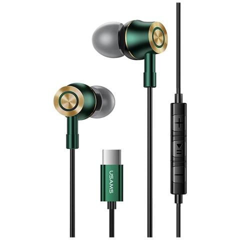 Auricolari Cablati - Metallo, Verde - Foto 1