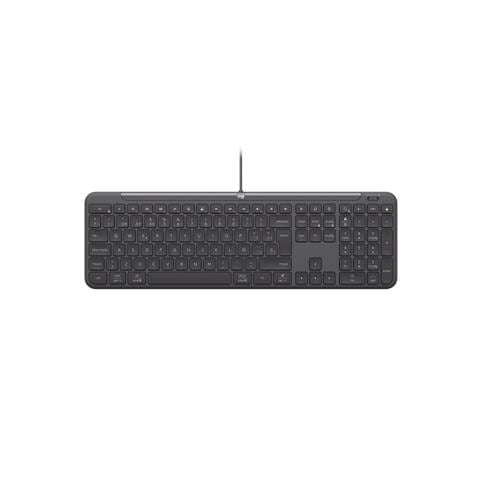 920-013343 tastiera Mouse incluso Casa /ufficio USB QWERTZ Tedesco Grafite - Foto 5