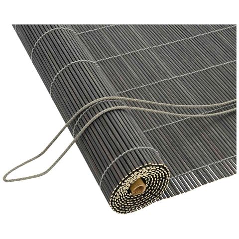 Tenda a rullo Grigio 50 x 220 cm Bambù - Foto 1