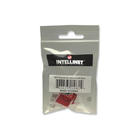 IWP-MD C6 / RED - Frutto Keystone RJ45 Cat. 6 UTP non schermato Rosso - Foto 3