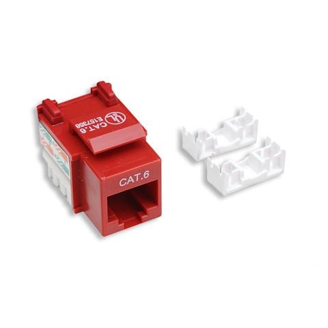 IWP-MD C6 / RED - Frutto Keystone RJ45 Cat. 6 UTP non schermato Rosso - Foto 1