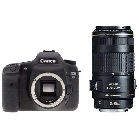 EOS 7D 18 Megapixel Kit EF 70-300 mm IS Display 3" Filmati HD Stabilizzata - Foto 1
