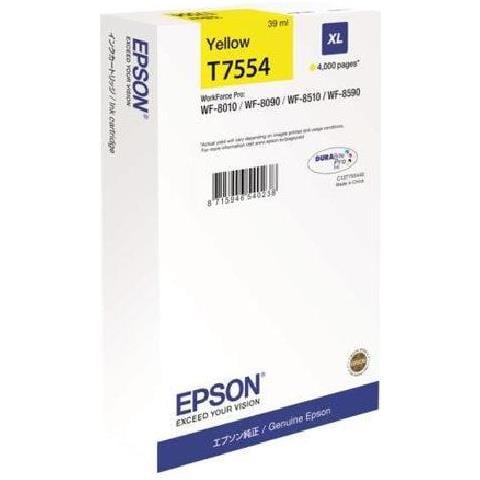 C13T755440 Cartuccia Ink Originale Gialla WF-8010 WF8090 Capacità 4000 Pagine - Foto 7