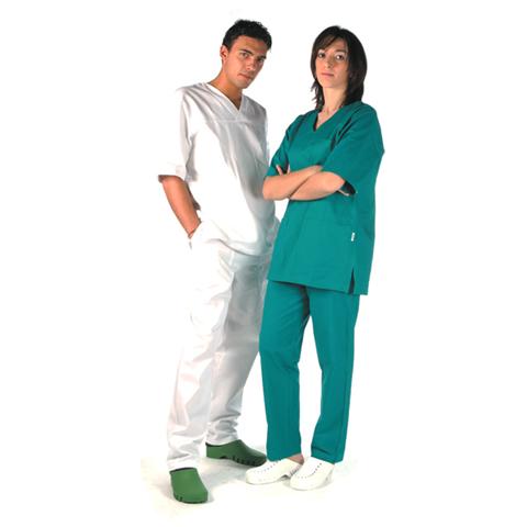 Casacca Cotone - Bianca - XL - Foto 1
