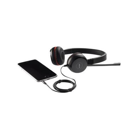 Evolve 30 II UC Stereo, Stereofonico, 3.5mm / USB, Padiglione auricolare, Nero, Cablato, Sovraurale - Foto 2