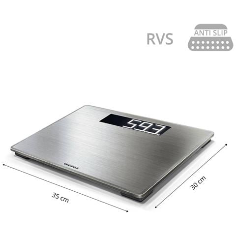 Bilancia da Bagno Style Sense Safe 300 180 kg Argento 63867 - Foto 10