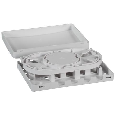 I-CASE FTTH4 - Scatola di connessione indoor FTTH per 4 fibre, 4 adattatori, IP20 - Foto 2