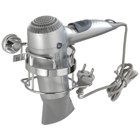 Portasciugacapelli 'sion' - Cm 16 X 12,5 X 10,5 - Metallo Crom. - Foto 1