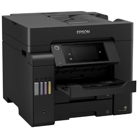 Stampante Multifunzione EcoTank ET-5800 Inkjet a Colori Stampa Copia Scansione Fax A4 32 ppm (B / N) 22 ppm (a Colori) Wi-Fi / Ethernet / USB - Foto 2