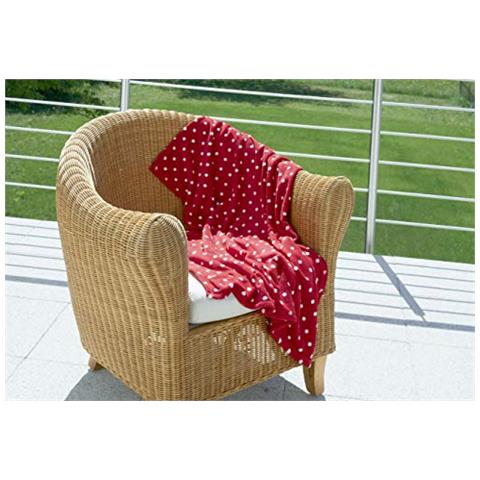 Coperta In Pile, Coperta Neonato, Pile Bebè, Plaid In Pile, Versatile Coperta Coccolone Per Bambini E Bambine, 75 X 100 Cm, Con Motivo A Punti, rosso - Foto 3
