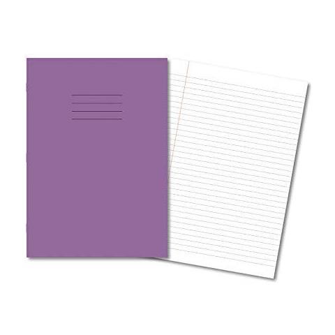 A4 8 Millimetri Governato E Margine 48 Pagine Quaderno - Viola (confezione Da 10) - Foto 2