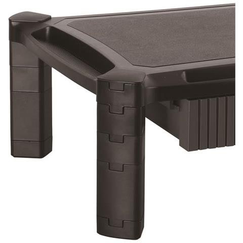 " Supporto per Monitor con cassetto Altezza regolabile - Grande (500mm) supporta Monitor fino a 32""" - Foto 2