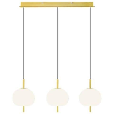 Esclusiva Lampada A Sospensione A Led Oro Bianco - Apple 3 - Foto 2