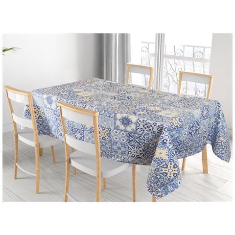 Tovaglia Per Salotto Cucina Tavolo In Cotone Made In Italy Varie Fantasie 140x140 Amalfi - Foto 11