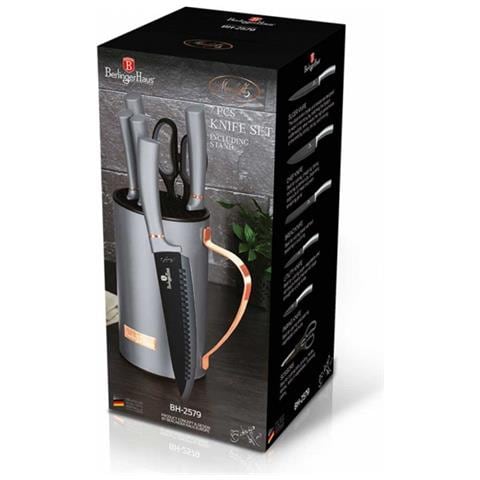 Bh-2579 Set Di Coltelli In Acciaio Inossidabile Da 7 Pezzi Con Supporto - Foto 6