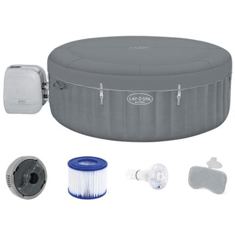 Spa Rotonda Gonfiabile - 7 Posti - 216 X 80 Cm - Lay-z-spa Santorini Hydrojet Pro - 60075 - Foto 2
