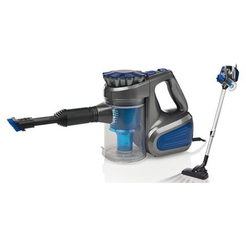 NH9212 Scopa Elettrica senza Sacco 2 in1  Capacità 0.6 L Colore Grigio/Blu - Foto 1