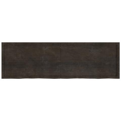 Piano Tavolo Marrone 200x60x (2-6) cm Rovere Massello Trattato - Foto 10