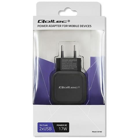 Caricabatterie Da Parete 50186 Nero 17 W - Foto 2