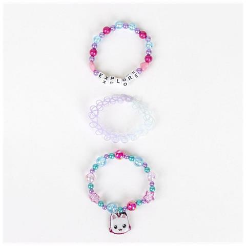 Bracciale Bambina Gabby's Dollhouse 3 Pezzi Rosa - Foto 2