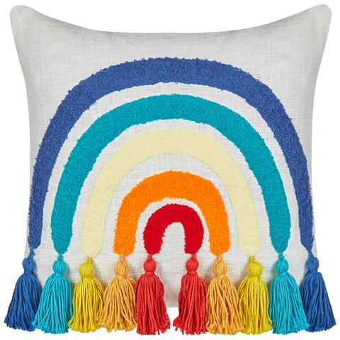 Cuscino Decorativo Dorstenia Cotone 45 X 45 Cm Ricamato Multicolore - Foto 2