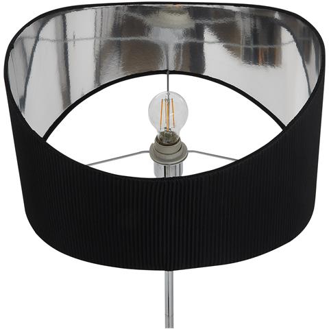Lampada Da Pavimento Calvillo Metallo Argento - Foto 2