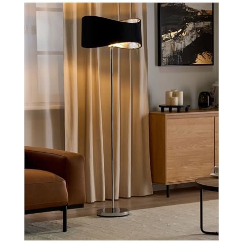 Lampada Da Pavimento Calvillo Metallo Argento - Foto 1
