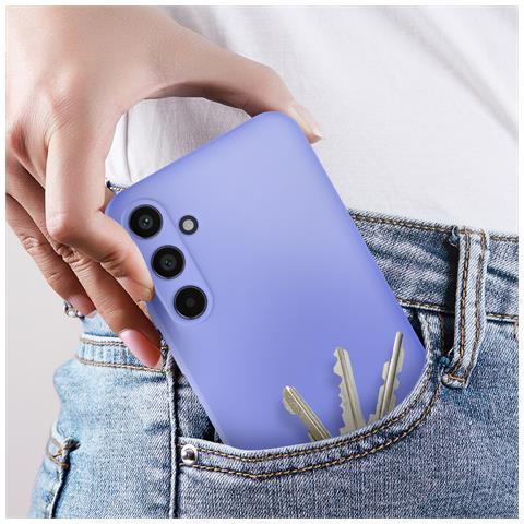 Cover Per Samsung Galaxy A55 Semi-rigida Soft-touch Antimacchie - Foto 5