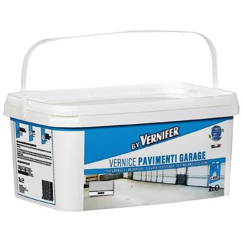 Vernice Base Acqua Pavimenti Garage 'vernifer' Lt. 2 - Grigio (4815) - Foto 1
