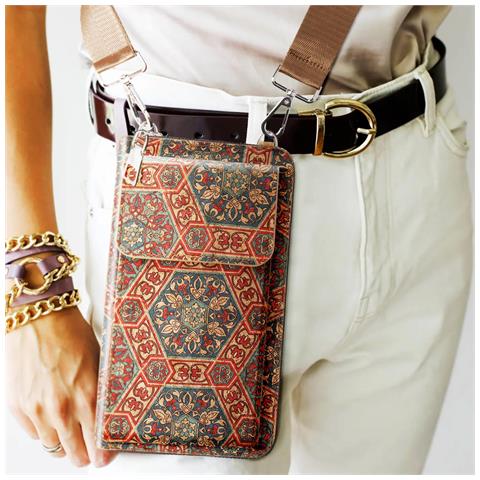 Borsello Sughero, Collezione Corkart Chiusura Cerniera / Magnetica - Foto 5