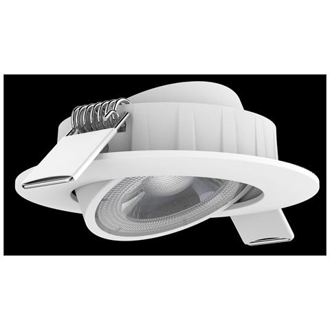 Faretto Led Completo Da Interno Ad Incasso 6w Futura Adv - 3 Faretti 3000k - Foto 1