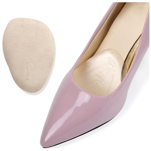 Cuscinetti Per Inserti Sull'avampiede Con Cuscino Per Tallone Alto Beige - Foto 2