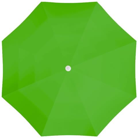 Ombrellone Spiaggia Mare Portatile Palo Reclinabile Tinta Unita Modello Puffy Ombrellone Verde - Foto 2