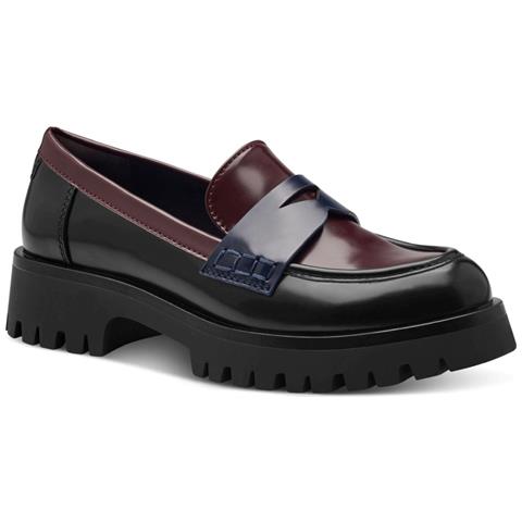 Merlot Comb Casual Closed Loafers Mocassino Sintetico E Tessile Scarpe Donna Rosso Eu 40, 1-24332-43 534 - Foto 1