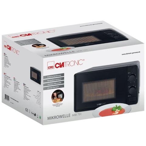 MW 791 Nero Solo microonde Superficie piana 20 L 700 W - Foto 2