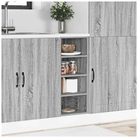 Armadio Inferiore “Riga” Grigio Sonoma 30x44,5x81,5 cm - Foto 10