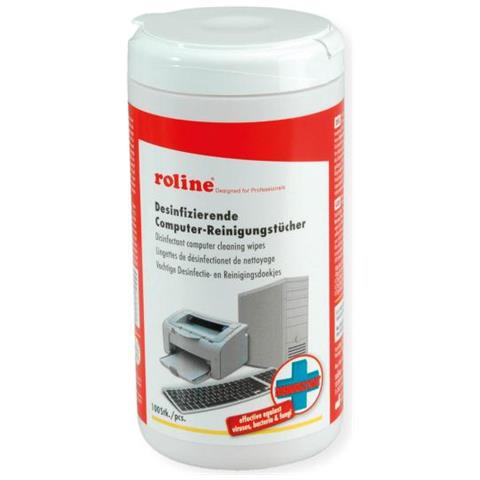 Roline 19.04.4185 Kit Per La Pulizia Fax Machine, Tastiera, Metallo/plastico, Stampante, Schermi/plastiche, Telefono Salviettine Per La Pulizia Dell'apparecchiatura - Foto 1