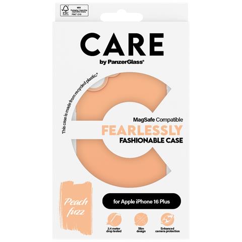 CARE by PG Peachy MagSafe iPhone16 6.7 custodia per cellulare Cover Trasparente - Foto 2