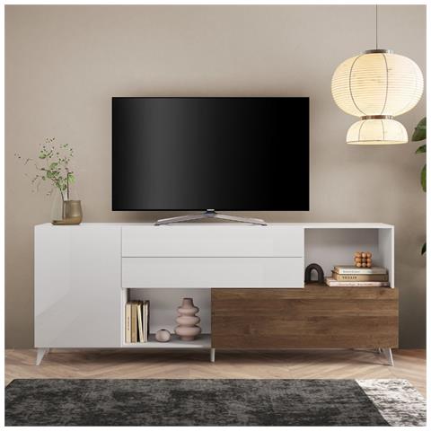 Madia Marion 240 Cm. Colore Bianco Ludico E Mercure - Foto 1