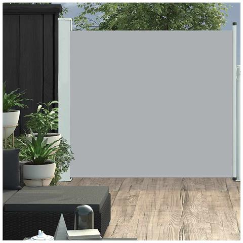 Lusso Casadino -  Tenda Laterale Retrattile Per Patio 170x300 Cm Grigio - Foto 8