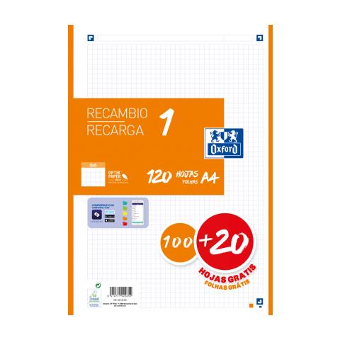 400158163 ricambi per quaderni 210 x 297 mm (A4) 120 fogli - Foto 1