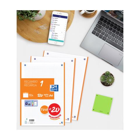 400158163 ricambi per quaderni 210 x 297 mm (A4) 120 fogli - Foto 2