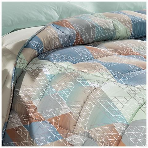 Trapunta Modern Fusion In Microfibra Colore Verde Misura Singolo - Foto 5