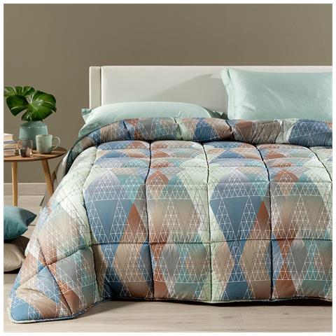 Trapunta Modern Fusion In Microfibra Colore Verde Misura Singolo - Foto 1