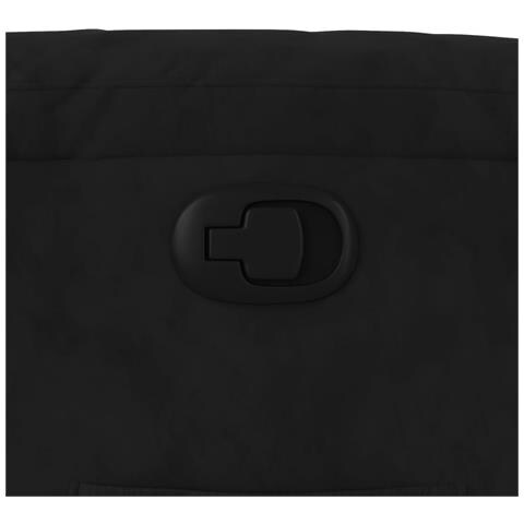 Poltrona Reclinabile Nera in Tessuto di Microfibra - Foto 9