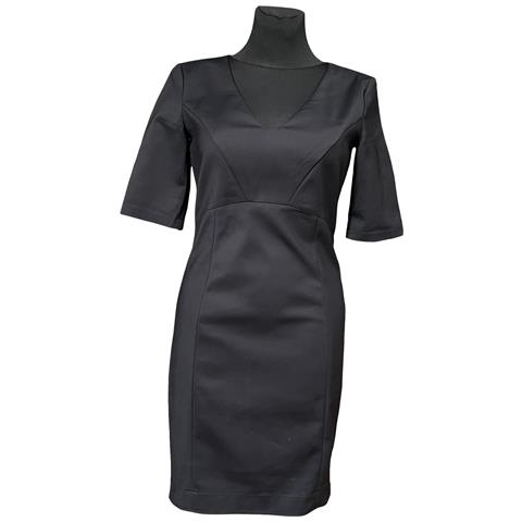 Patrizia Pepe Abito Al Ginocchio Elegante Alla Moda Nero 44 - Foto 1