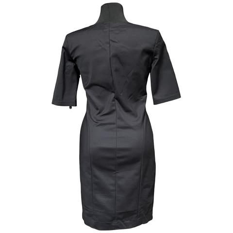 Patrizia Pepe Abito Al Ginocchio Elegante Alla Moda Nero 44 - Foto 7