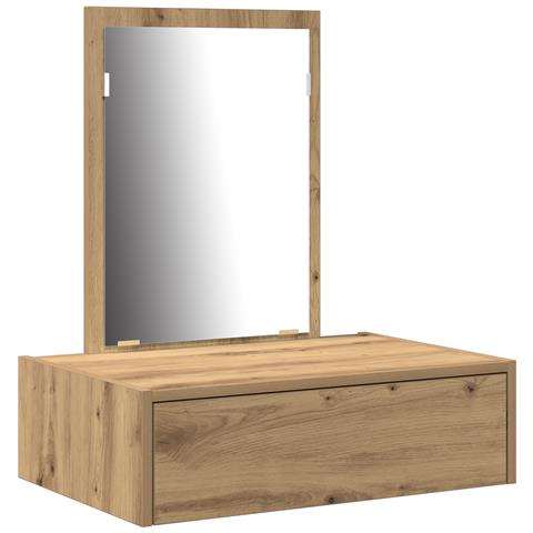 Toeletta da Parete Rovere Artigianale 60x40x70 cm - Foto 1