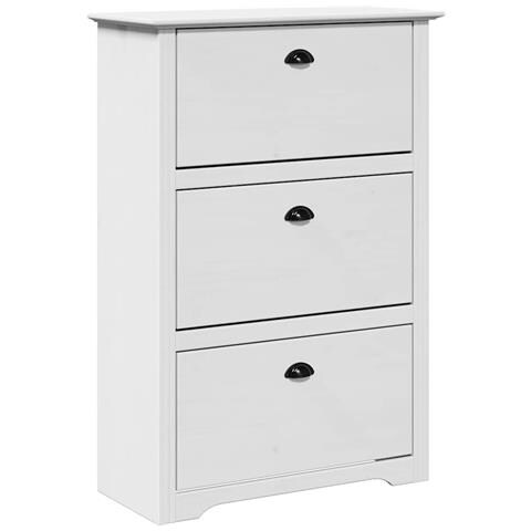 Scarpiera BODO Bianca 80x35x118 cm - Foto 1